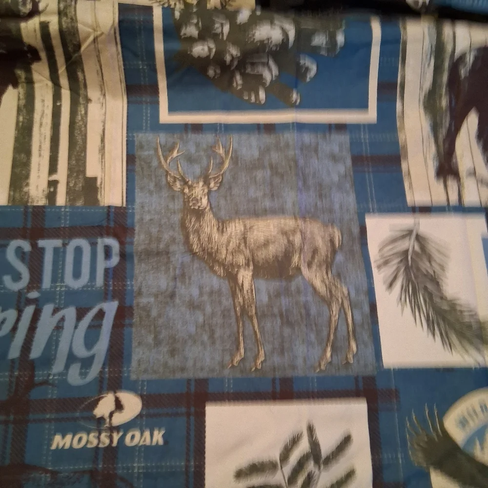 Mossy Oak Shower Fabric Shower Curtain